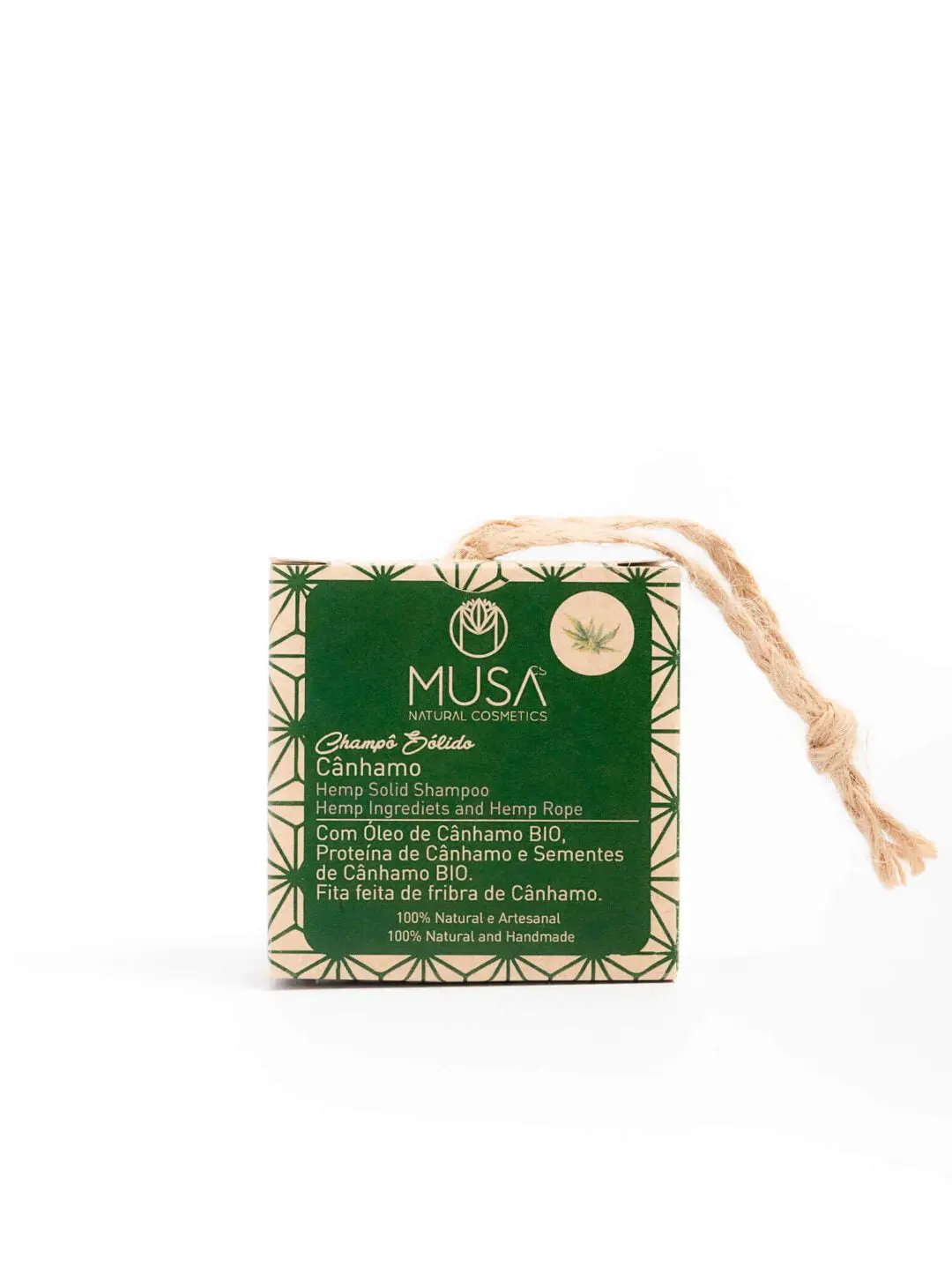 Festes Shampoo Hanf – natürlich, plastikfrei und für alle Haartypen - MUSA Natural Cosmetics