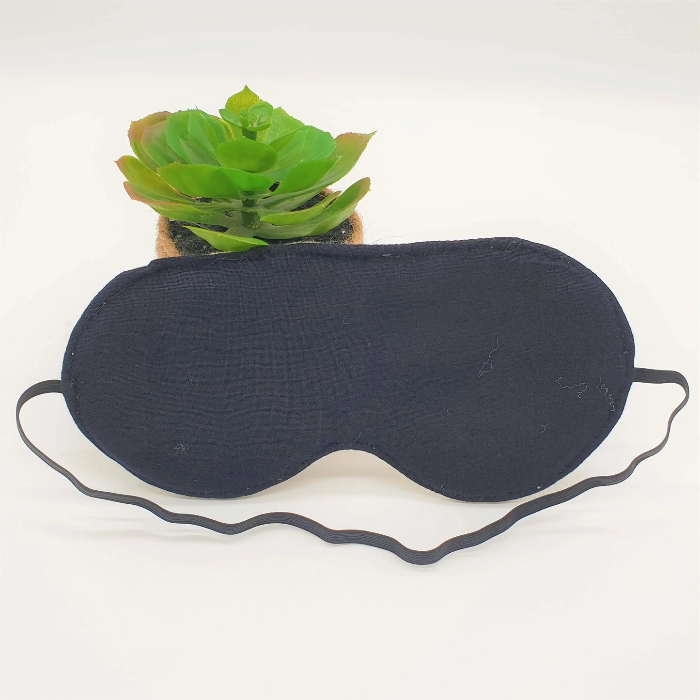 Nachtmaske aus Bio-Baumwolle & Leinen – handgemacht, 2 Designs, für entspannten Schlaf unterwegs - Les Ateliers d’Éliléa
