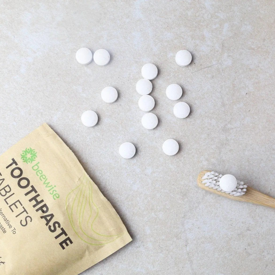 Zahnpasta-Tabletten – 120 Stück, Plastikfrei & Vegan - Beewise