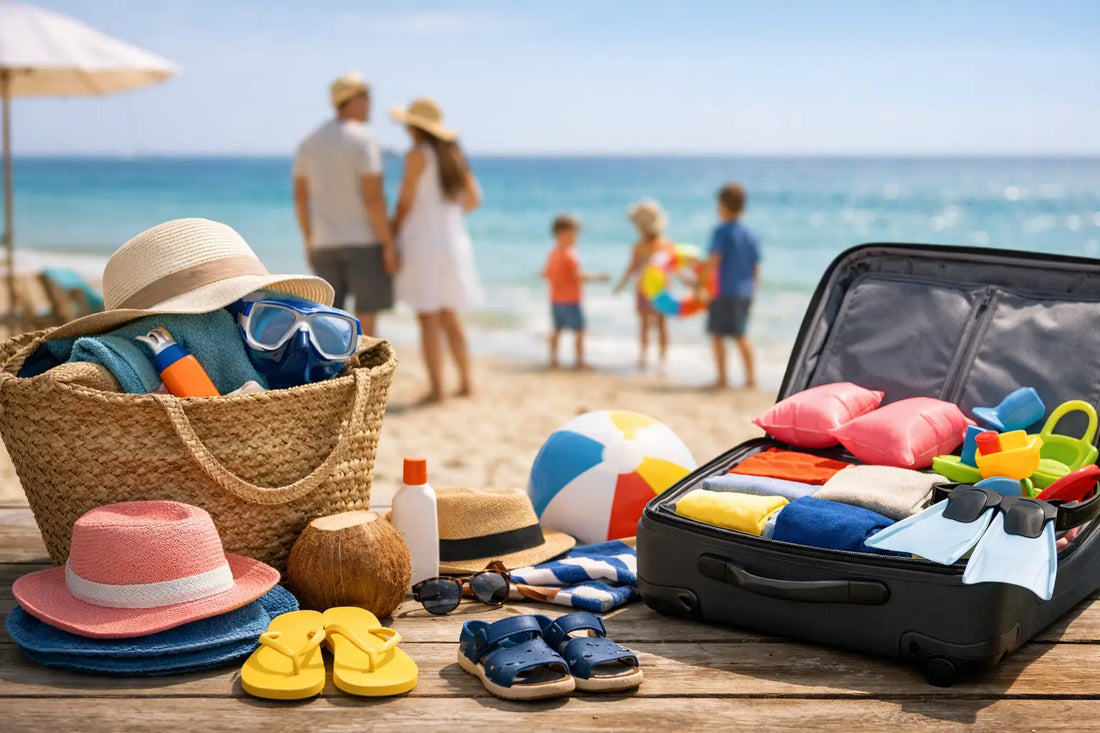 Packliste Strandurlaub Familie richtig planen