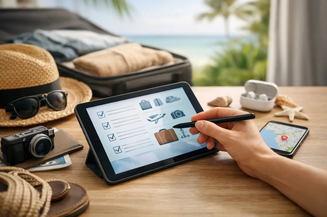 Digitale Packliste erstellen im Urlaub?