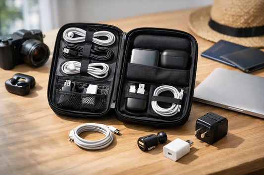 Reise Organizer für Kabel und Zubehör