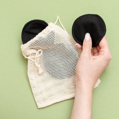 Wiederverwendbare Make-up-Entferner-Pads – 6 Stück, Nachhaltig & Waschbar