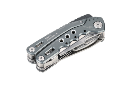 Multitool – 14 Funktionen, mit Feuerstahl, Outdoor & Reise