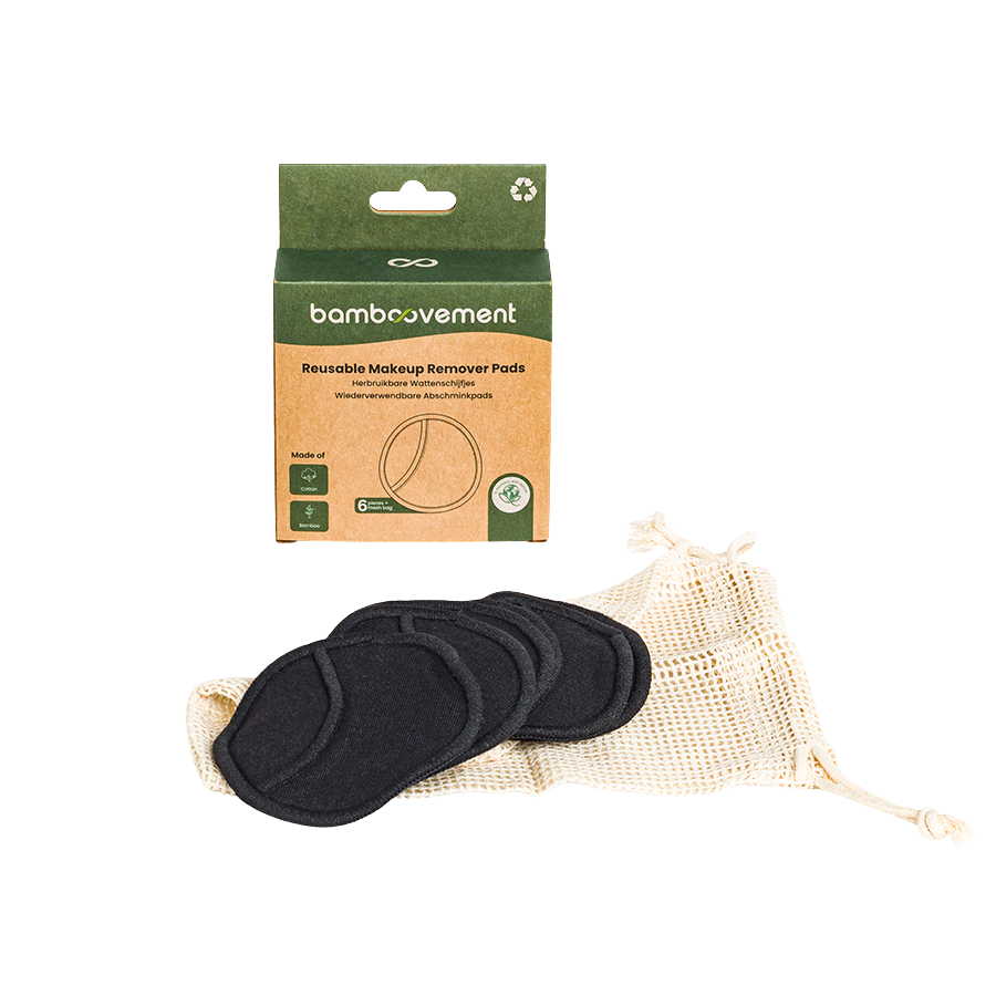 Wiederverwendbare Make-up-Entferner-Pads – 6 Stück, Nachhaltig & Waschbar