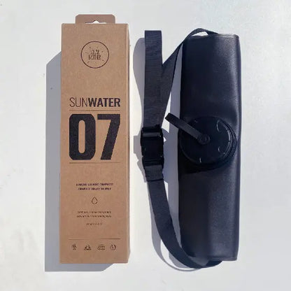 SUNWATER® 7L Solardusche – kompakt, flexibel und ideal für Outdoor-Abenteuer