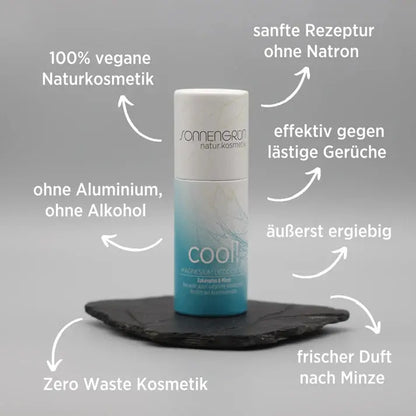 Deostick "cool!" – natürlich, vegan & minzig-frisch  - Sonnengrün