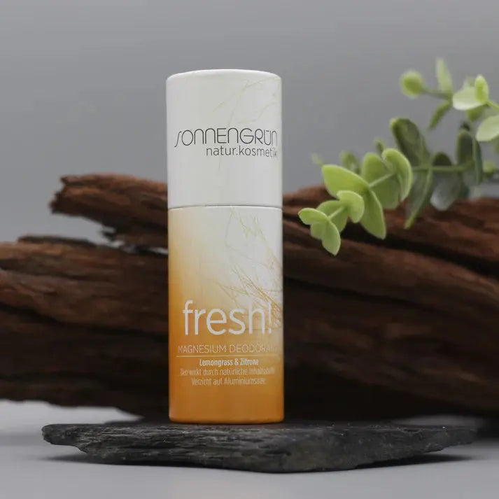 Deostick "fresh!" – natürlich, vegan & zitronig-frisch  - Sonnengrün