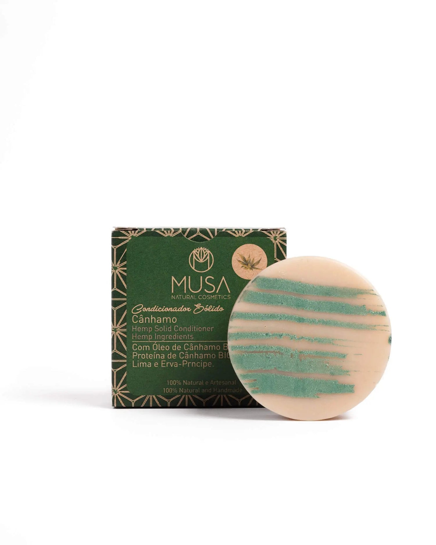 Fester Conditioner Hanf – vegan, handgemacht und pflegend  - MUSA Natural Cosmetics