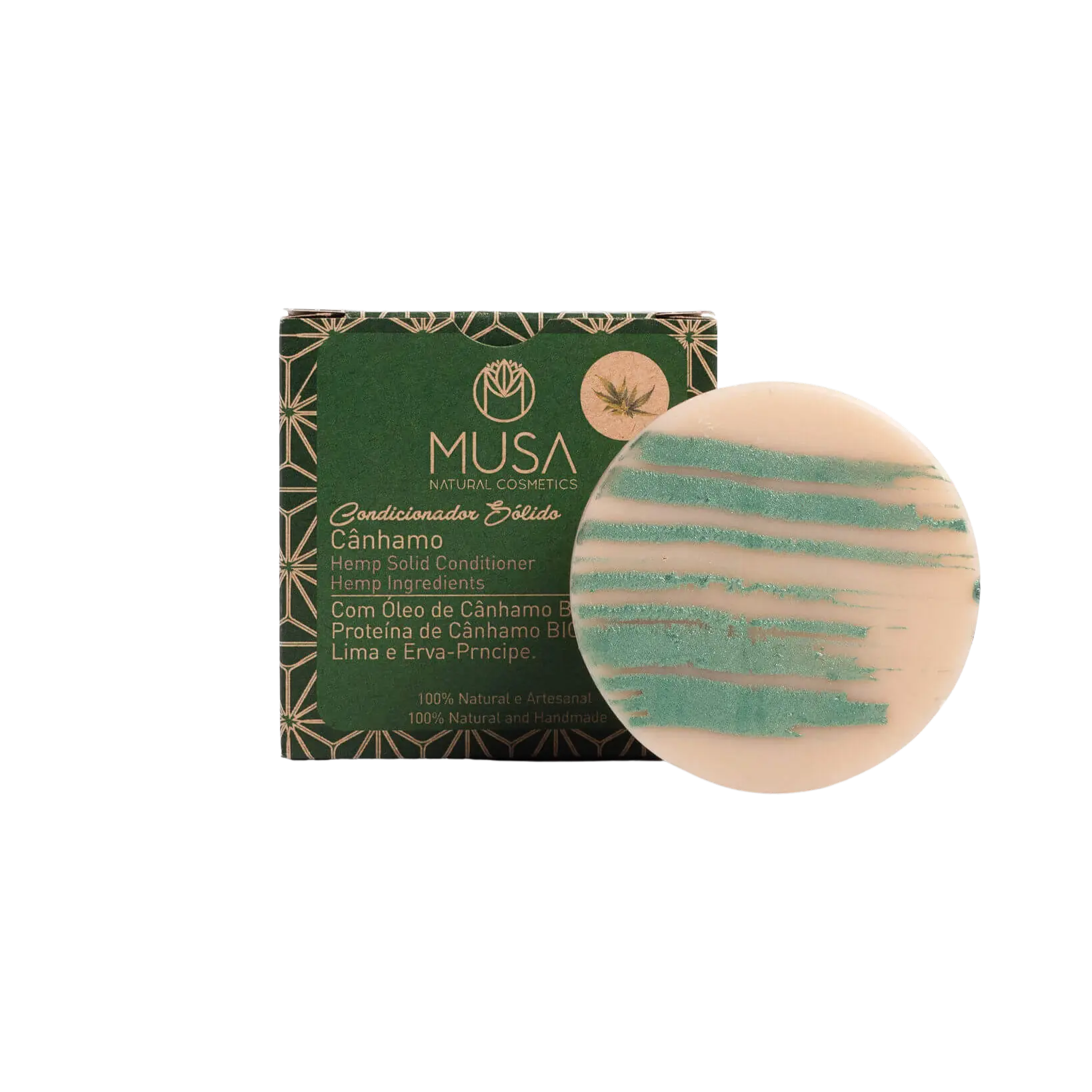 Fester Conditioner Hanf – vegan, handgemacht und pflegend  - MUSA Natural Cosmetics