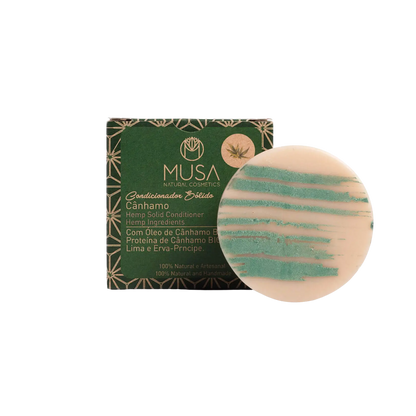 Fester Conditioner Hanf – vegan, handgemacht und pflegend  - MUSA Natural Cosmetics