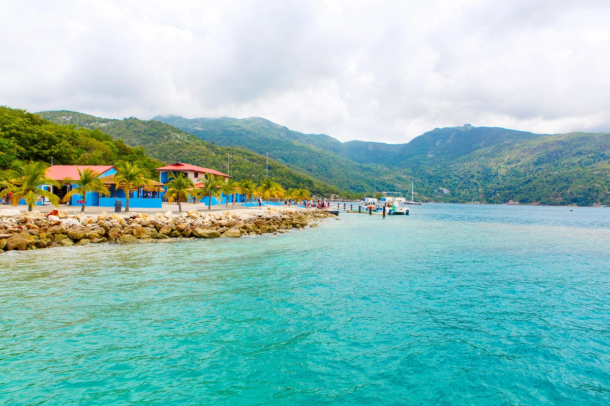 Beach and tropical resort, Labadee island, Haiti.