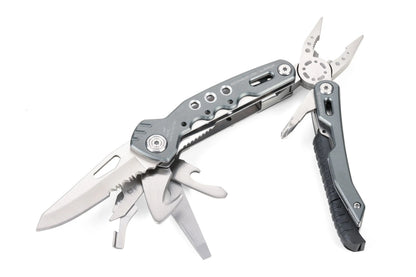 Multitool – 14 Funktionen, mit Feuerstahl, Outdoor & Reise  - TROIKA