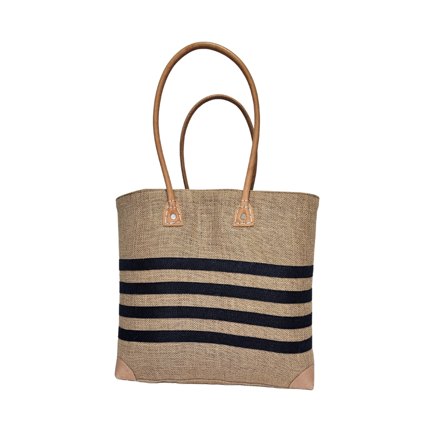 Strandtasche aus Jute – fair, robust & stylisch, in 2 Größen (L & M)