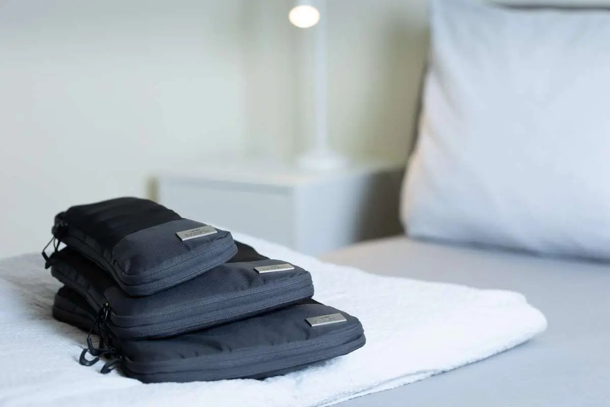 Reise-Kompressionstaschen Set – 100 % recyceltes Meeresplastik, 3er Set  - TROIKA