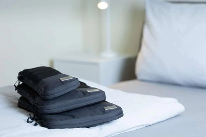 Reise-Kompressionstaschen Set – 100 % recyceltes Meeresplastik, 3er Set  - TROIKA