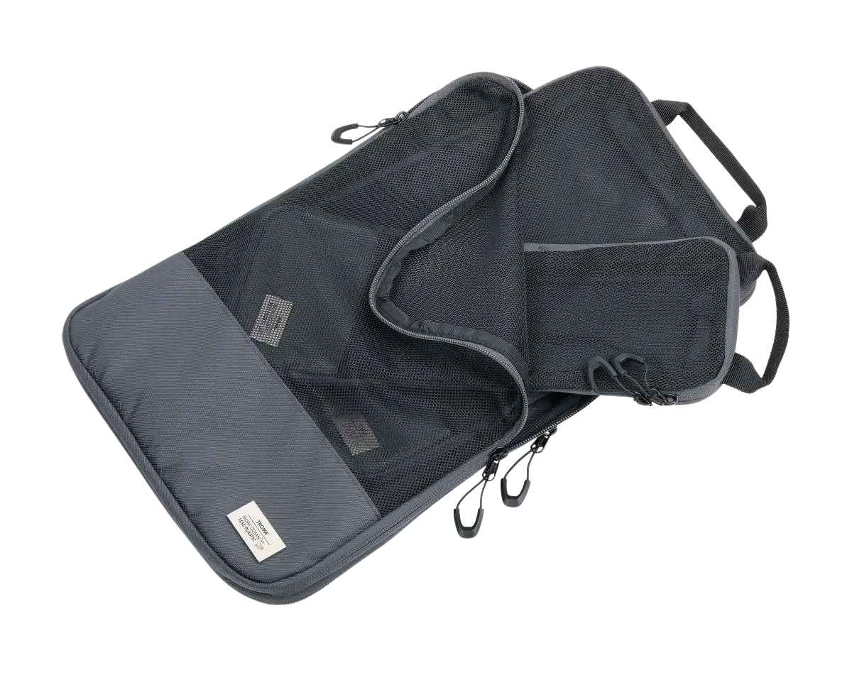 Reise-Kompressionstaschen Set – 100 % recyceltes Meeresplastik, 3er Set  - TROIKA