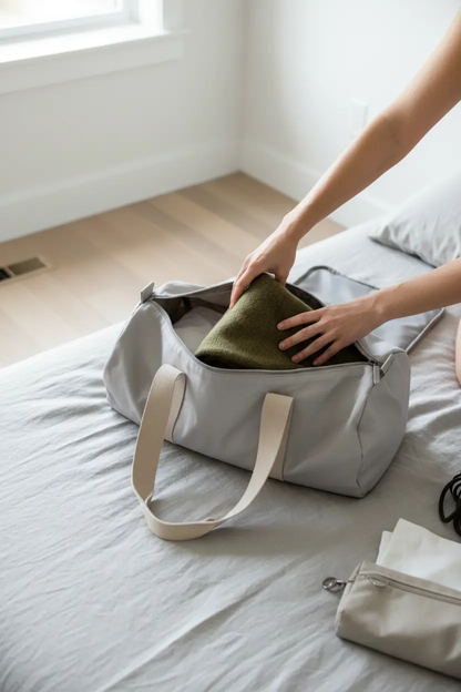 Reise-Sporttasche aus Bio-Baumwolle – nachhaltig, robust & leicht, made in Germany  - LittleNova