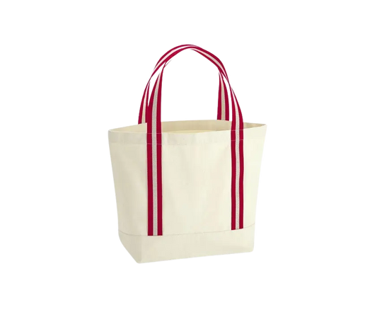 Reise-Tragetasche aus Bio-Baumwolle – nachhaltig, robust & rot, made in Germany Rot - LittleNova