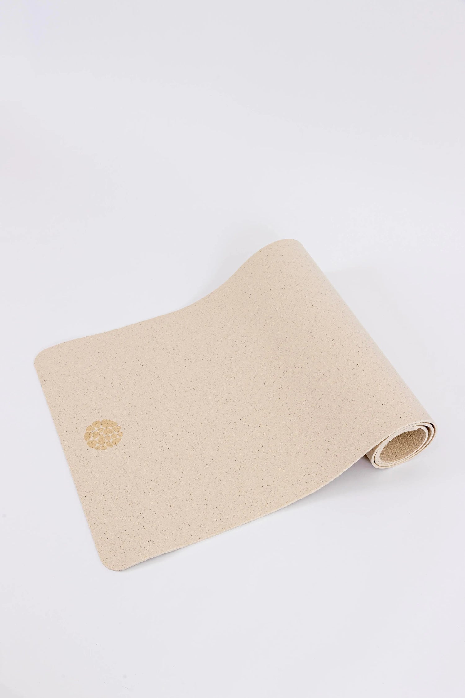 Reise-Yogamatte – 5 mm, Kork & EVA, rutschfest & leicht, weiß  - Pierre Sports