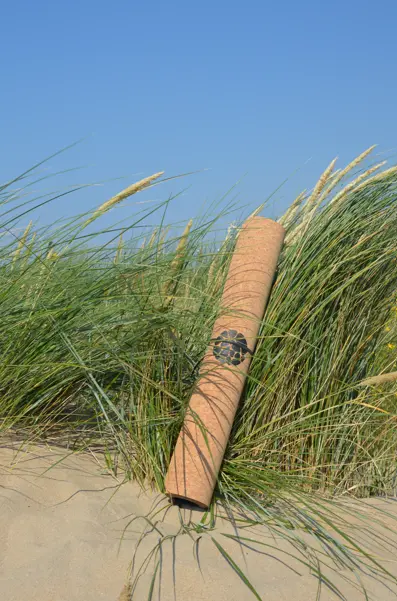 Reise-Yogamatte – faltbar, Naturkork & Naturkautschuk, rutschfest & leicht  - Pierre Sports