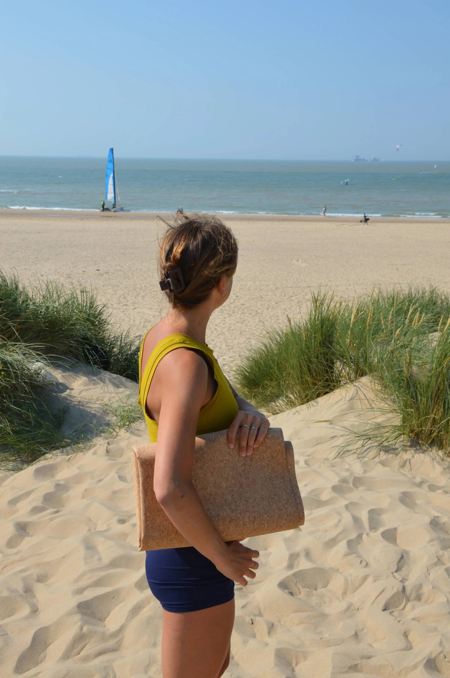 Reise-Yogamatte – faltbar, Naturkork & Naturkautschuk, rutschfest & leicht  - Pierre Sports