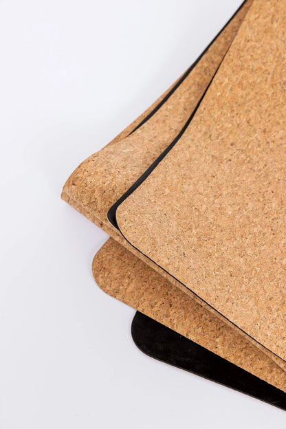 Reise-Yogamatte – faltbar, Naturkork & Naturkautschuk, rutschfest & leicht  - Pierre Sports