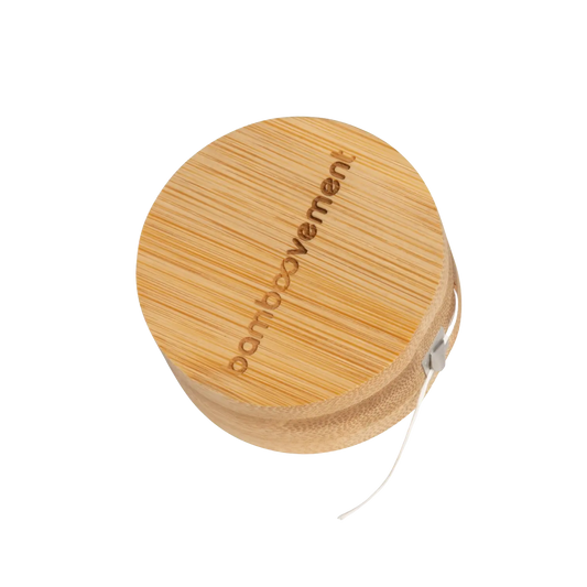 Umweltfreundliche Zahnseide auf pflanzlicher Basis – 30 Meter, biologisch abbaubar  - Bamboovement