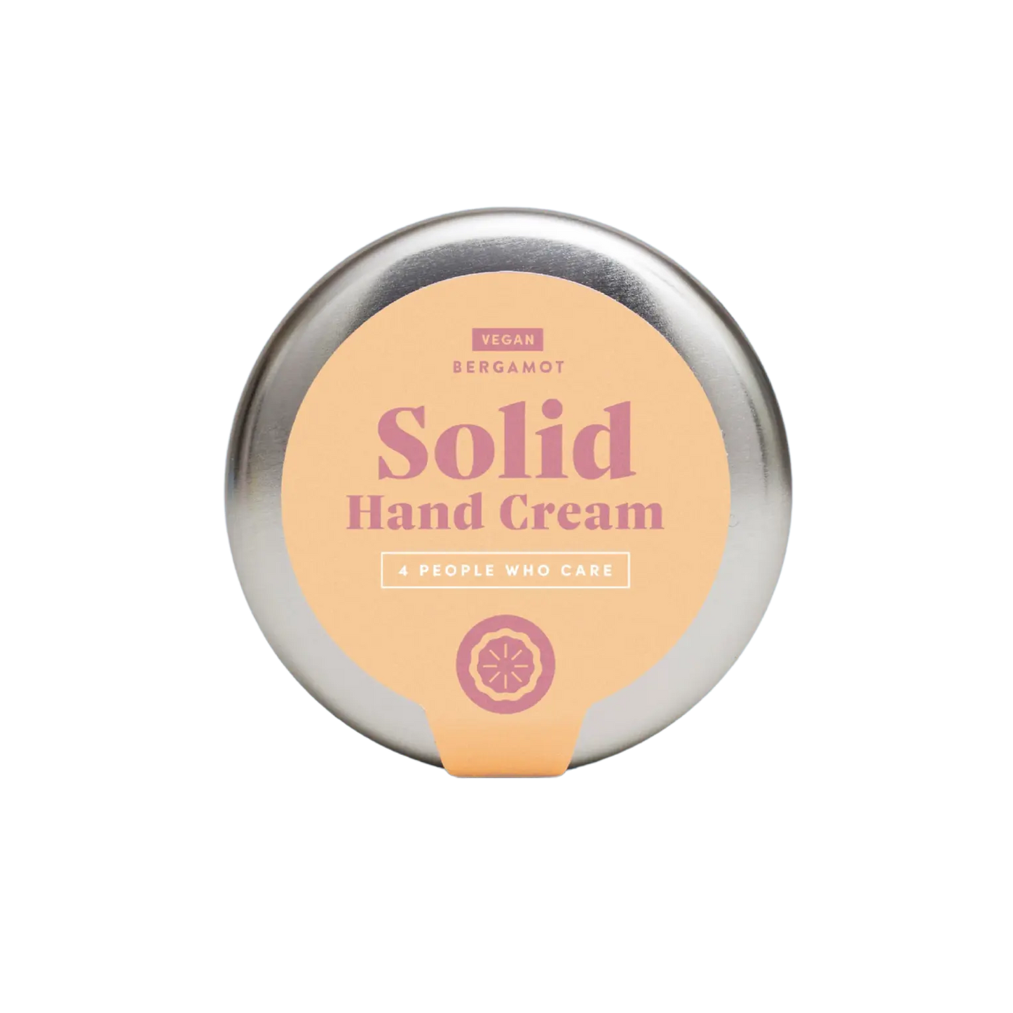 Vegane feste Handcreme mit Bergamotte – handgemacht und plastikfrei  - 4peoplewhocare