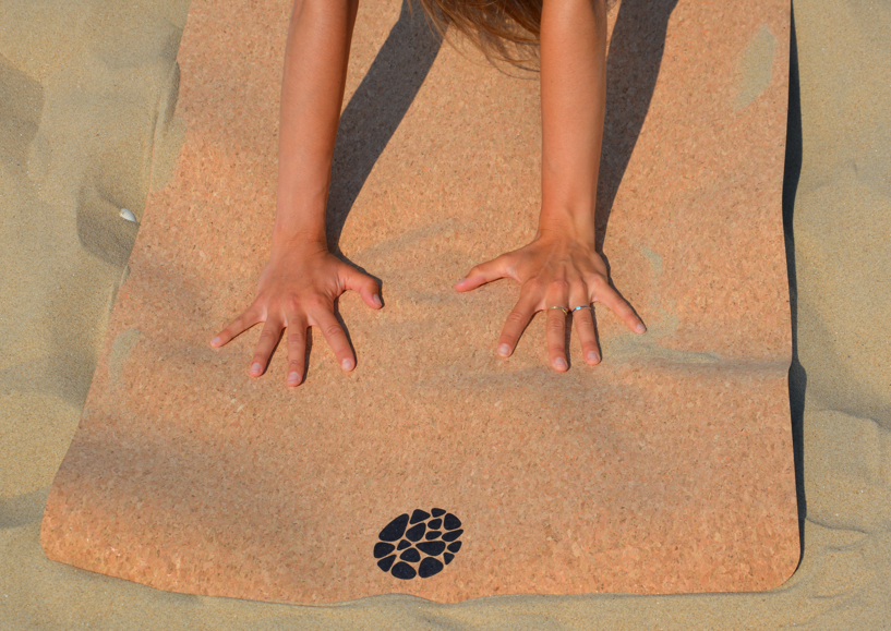 Reise-Yogamatte – faltbar, Naturkork & Naturkautschuk, rutschfest & leicht