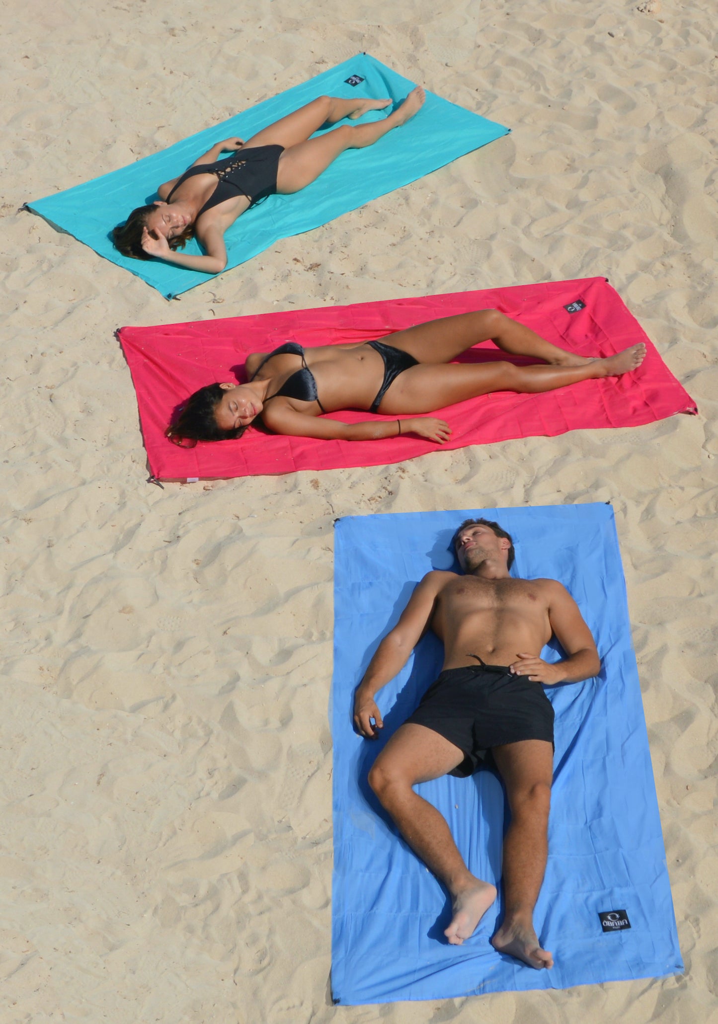 Strandtuch Solo Santorin Grau – 100% Bio-Baumwolle