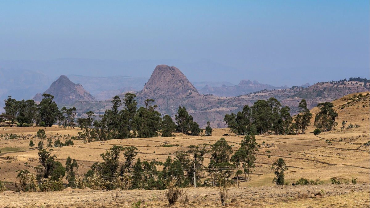 Bergkulisse des Simien-Gebirges, Äthiopien.