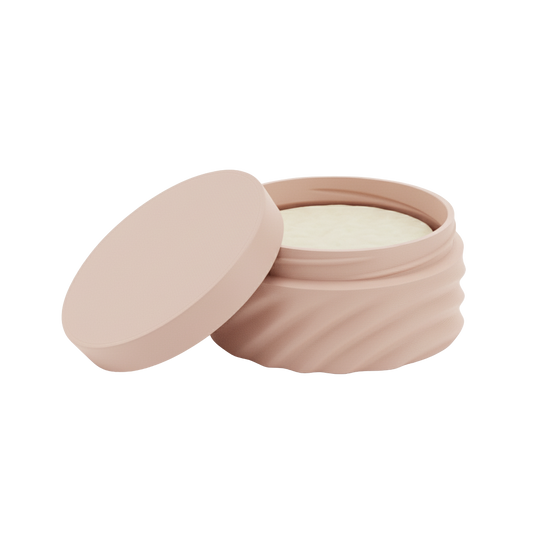 Seifen-Reiseetui Rund – plastikfrei, 3D-gedruckt creme  - Copo Design