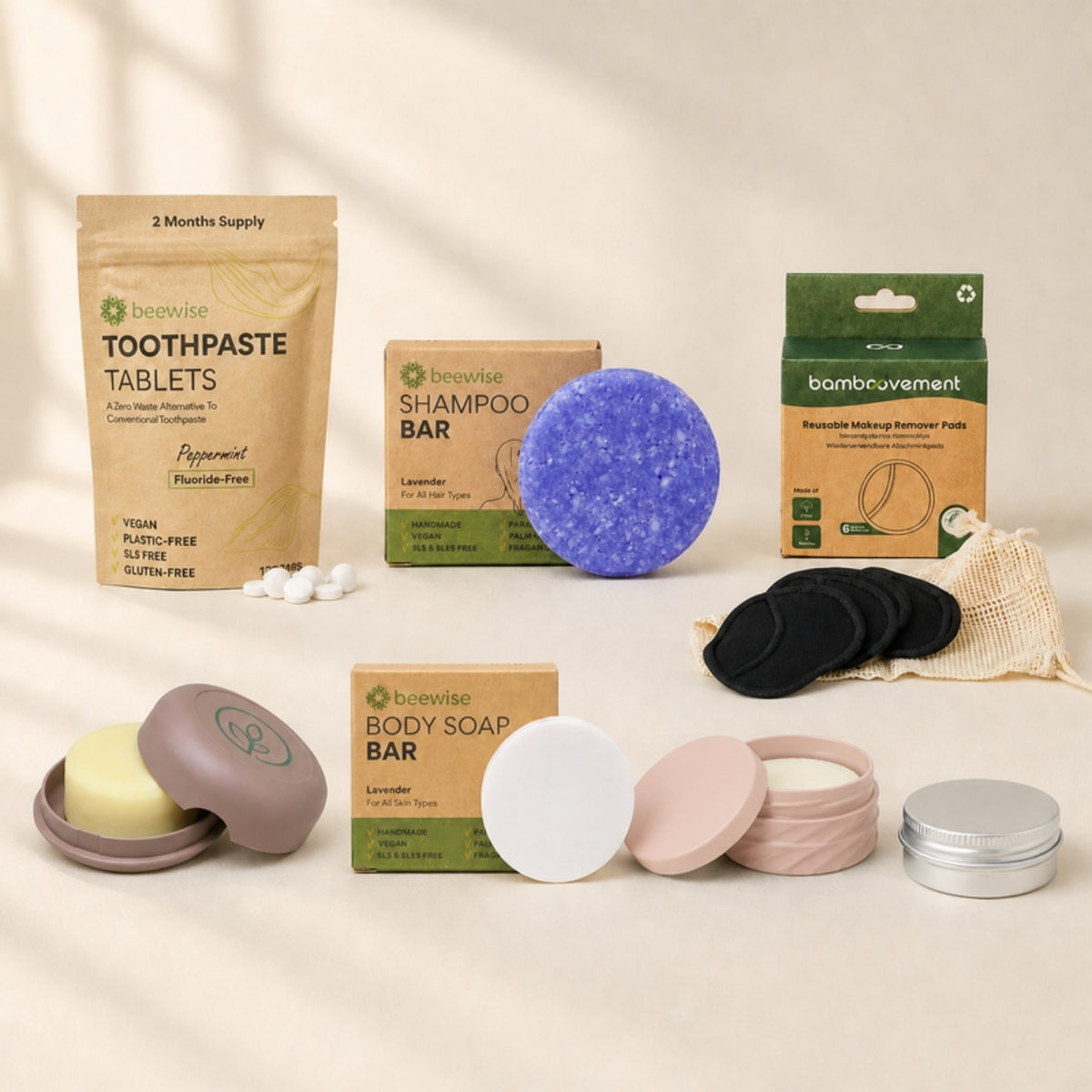 trekaro Pflege-Paket mit Seifen-Reiseetui Creme